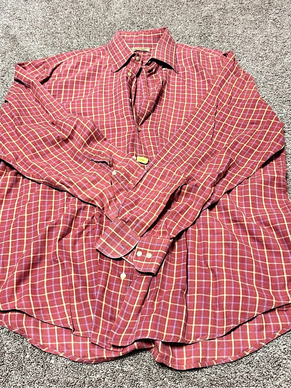 Peter Millar Men's Plaid Cotton Button Down